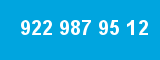 922 987 95 12
